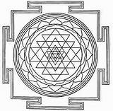 Mandala Yantra Sri Shri Trinity Prayer Project Mandalas Grade Color Feel Cool Seeking 6th Triangles Uploaded User Yoga sketch template