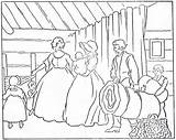 Little House Coloring Pages Prairie Ingalls Laura Wilder Printable Template Color Winter December Getcolorings Choose Board sketch template
