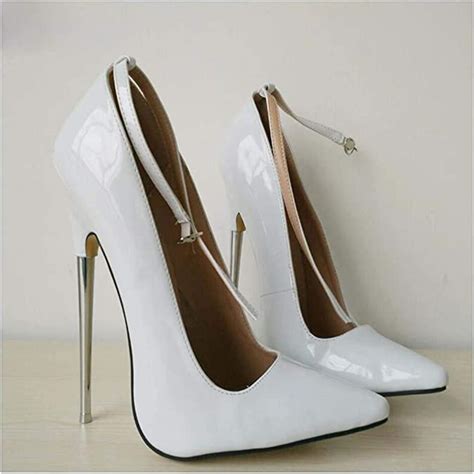 doustyand high heels women pumps 18cm 7inch stiletto sharp