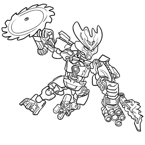 tahu bionicle coloring page  printable coloring pages  kids