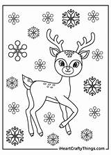 Reindeer Reindeers sketch template
