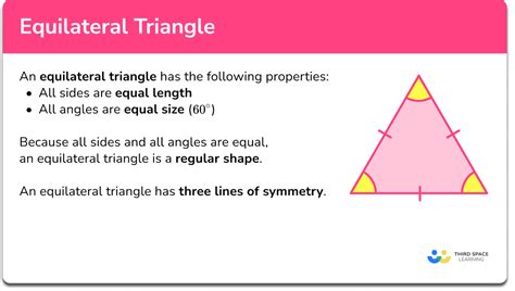 equilateral triangles gcse maths steps examples worksheet
