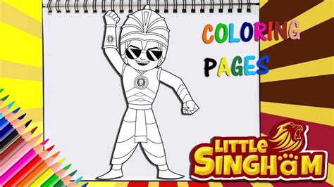 singham mahabali coloring page coloring pages color drawings