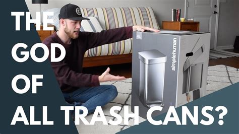 is this the god of all trash cans simplehuman step can unboxing