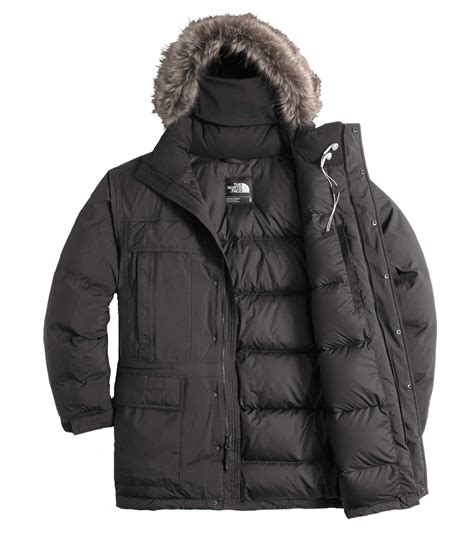 lyst the north face mcmurdo down parka iii in black for men