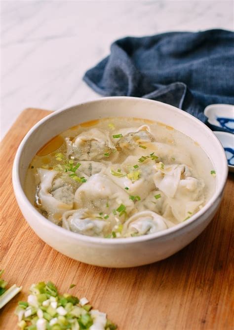 simple wonton soup  familys   recipe  woks  life