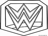 Wwe Belt Coloring Pages Championship Wrestling Printable Drawing John Cena Belts Logo Mask Print Draw Clipart Color Champion Rey Official sketch template