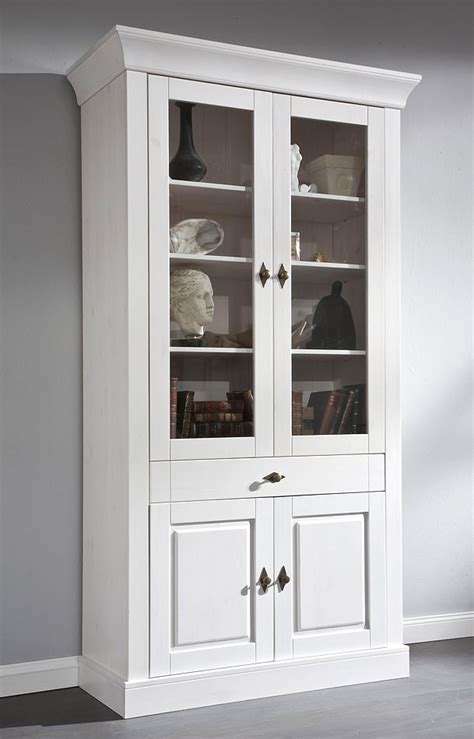 massivholz vitrine vitrinenschrank schrank bergen kiefer
