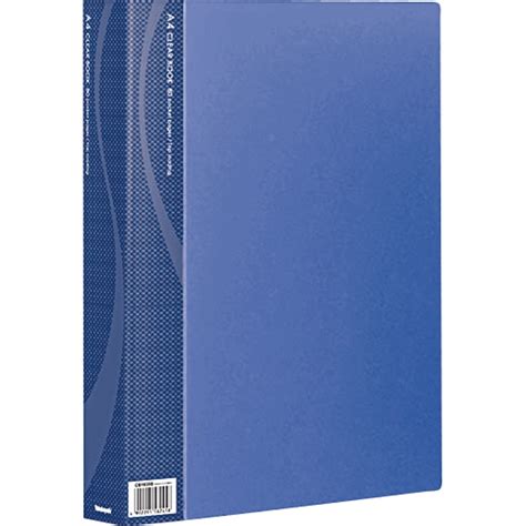 クリアブック／ベーシックカラー a4判 60p ブルー クリアブック 穴を開けずにとじる ファイル・ホルダー用品 製品紹介