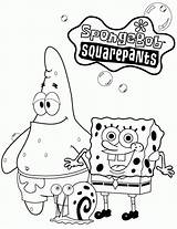 Coloring Spongebob Pages Print Squarepants sketch template