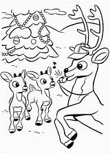 Coloring Rudolph Printable Pages Choose Board Sheets sketch template