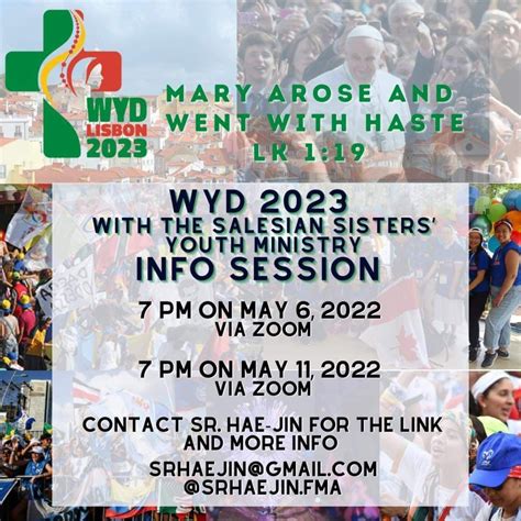 world youth day  info session behold