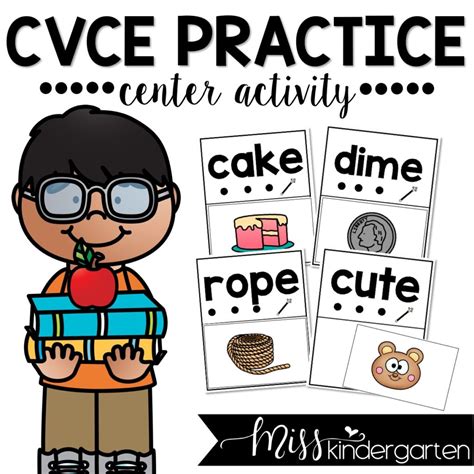 read  match cvce words center  kindergarten
