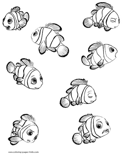 finding nemo coloring pages coloring pages  kids disney coloring