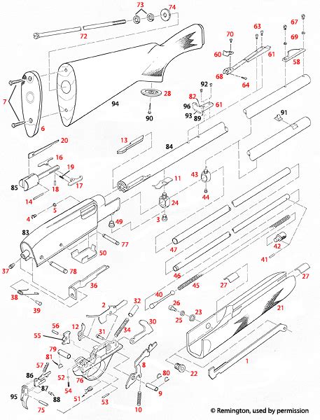 remington  parts diagram quotes