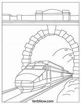 Trains sketch template