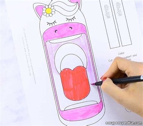 printable unicorn puppet paidika paikhnidia paidia paikhnidia
