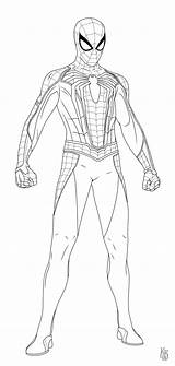 Ps4 Morales Sketch Avengers Trajes Encequiconcerne Araña Verse Kostenlos Greatestcoloringbook Ausdrucken Superheroes sketch template