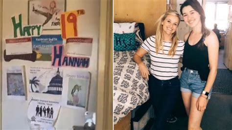 reese witherspoon visits her old stanford dorm room