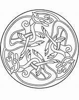 Celtic Ornament Coloring Pages Printable Kids sketch template