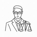 Lawyer Attorney Profession Jurist sketch template