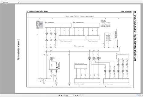 toyota camry  electrical wiring diagram auto repair manual forum heavy equipment