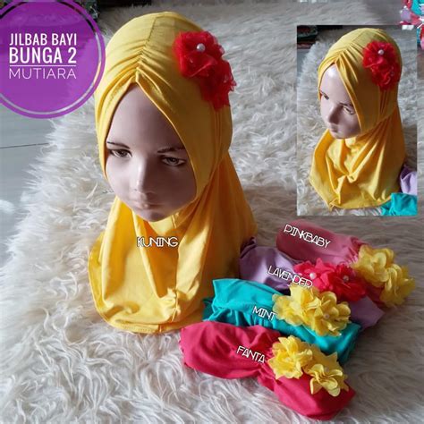 jilbab bayi bunga  mutiara sentral grosir jilbab  produsen jilbab