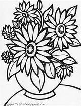 Coloring Flower Pages Teens Popular sketch template