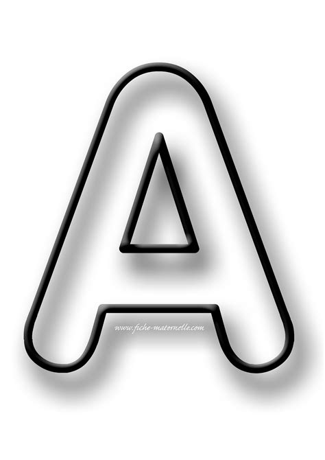 lettre alphabet imprimer format   alphabet collections