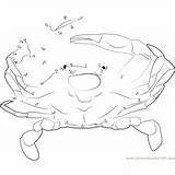 Maryland Crabs Dot Crab Dots Connect Worksheet Kids Printable Worksheets sketch template