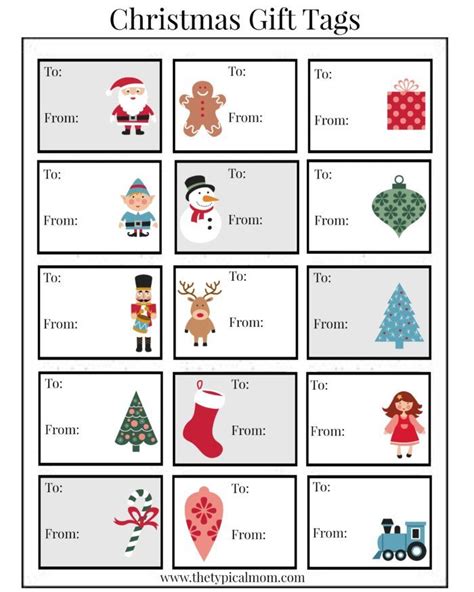 printable christmas labels  printable christmas labels