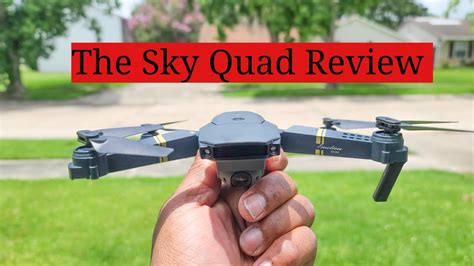 sky quad drone review youtube