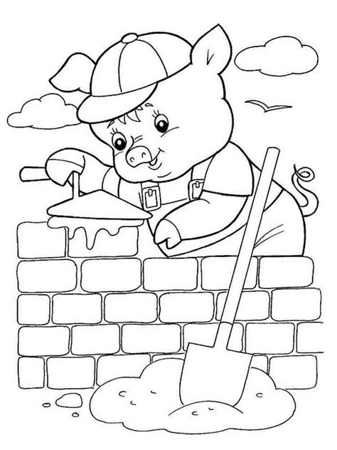 pigs coloring pages  printable   pigs