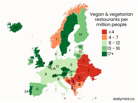 vegan vegetarian restaurants  million people  europe rvegan