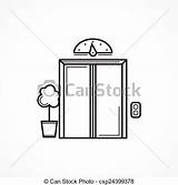 Clipart Elevator Clipground sketch template