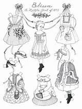 Paper Dolls Coloring Pages Doll Printable Victorian Kids Color Pioneer American Girls Colouring Print Bestcoloringpagesforkids Cut Girl Adult Vintage Sheets sketch template