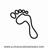 Huella Pegada Orma Página Zapato Impronta Scarpa Footprint Ultracoloringpages sketch template