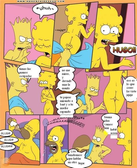 Los Simpsons Bart Y Hugo Se Follan A Marge Y Lisa