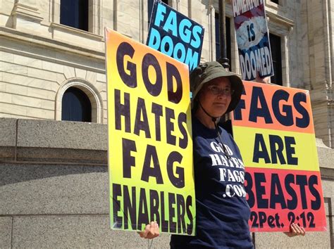 Westboro Baptist Church Shows Up At Marriage Equality