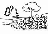 Coloring Garden Eden Pages Flowers Tree Life Flower Trees Plants Preschool Color Printable Kids Gardening Colouring Drawing Sheets Getcolorings Netart sketch template