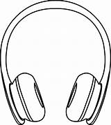 Headphones Drawing Clipart Headphone Clip Easy Computer Cool Earbuds Earphones Cliparts Music God Transparent Clipartbest Flamingo Pink People Use Clipartmag sketch template