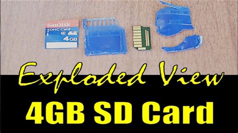 exploded view  gb sd card youtube