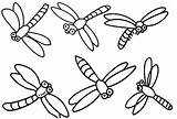 Cute Dragonfly Drawing Coloring Pages Getdrawings sketch template
