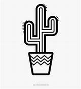 Cactus Outline Saguaro Pngitem Pinclipart Cute Kawaii sketch template