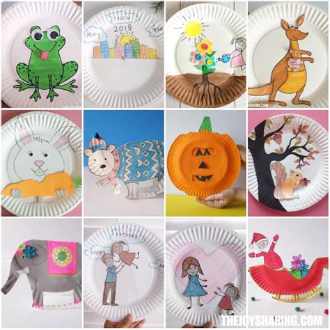 paper plate crafts  joy  sharing