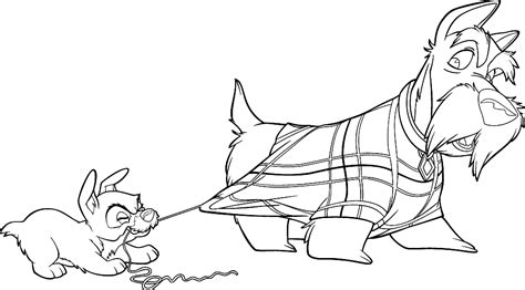 coloring page puppy  dog