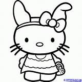 Kitty Hello Coloring Easter Pages Cartoon Draw Print Colouring Step Kids Sheets Popular Library Color Book Dragoart sketch template