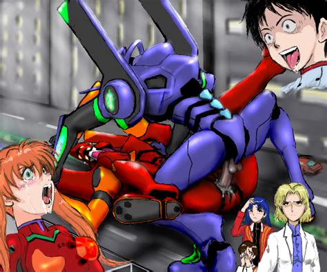 Rule 34 Asuka Langley Sohryu City Crazy Eva 01 Eva 02 Futanari Human