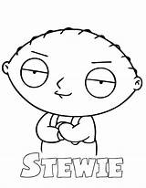 Stewie Guy Coloring Family Pages Griffin Awesome Drawing Peter Printable Color Colouring Gangster Print Cartoon Getdrawings Getcolorings Template Colorings Button sketch template