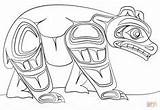 Haida Coloring Aboriginal sketch template